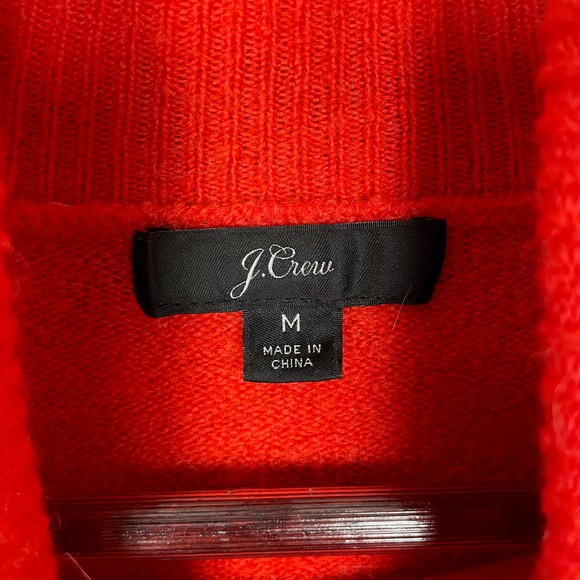 J Crew M Womens Colorblock Turtleneck Sweater - Picture 4 of 7